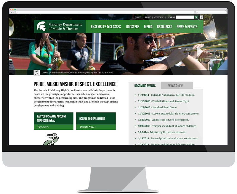 Maloney Band home page