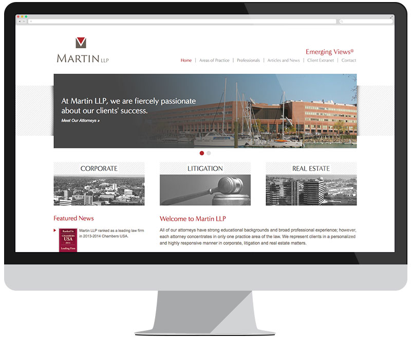 Martin LLP home page