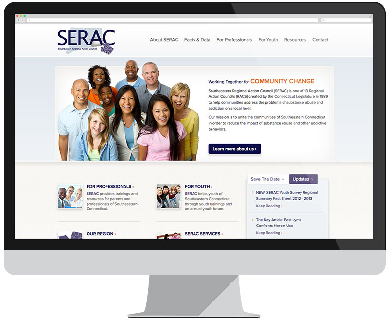 Serac home page