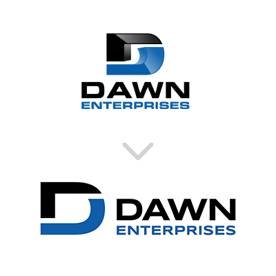 Dawn Enterprises Logo Cleanup