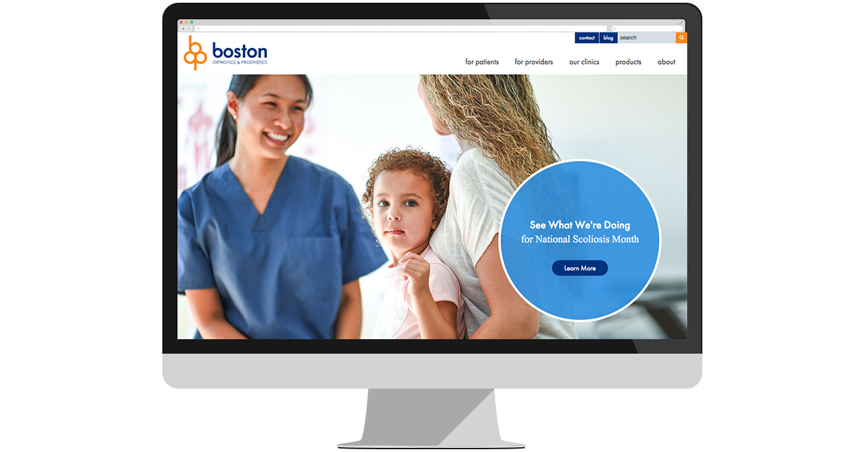 Boston Orthotics and Prosthetics New Website