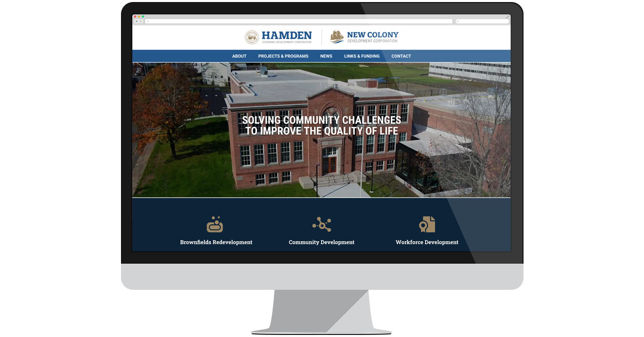 The Hamden Economic Development Corporation and the New Colony Development Corporation Homepage