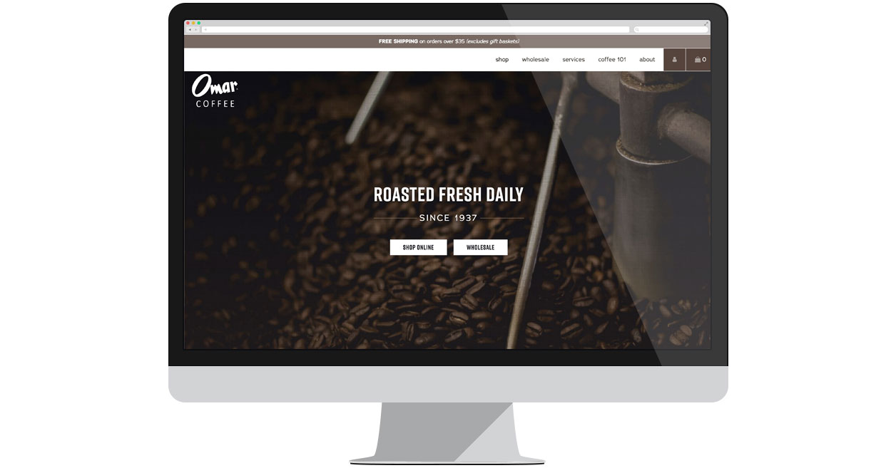Omar Coffee Website