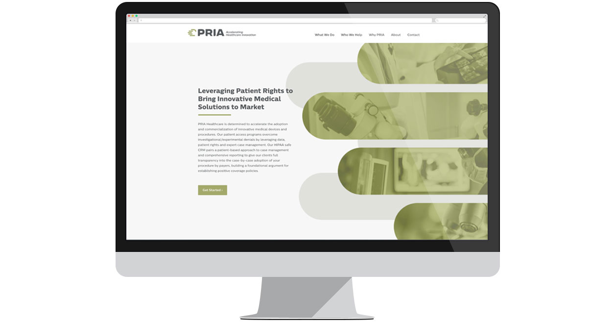 PRIA Healthcare Homepage