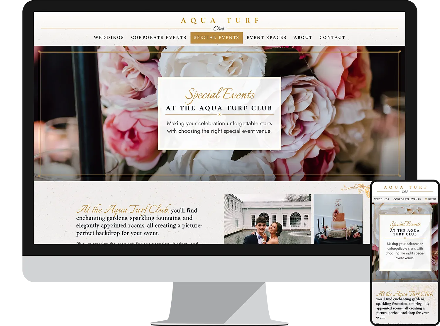 Landing Page - Event Spaces