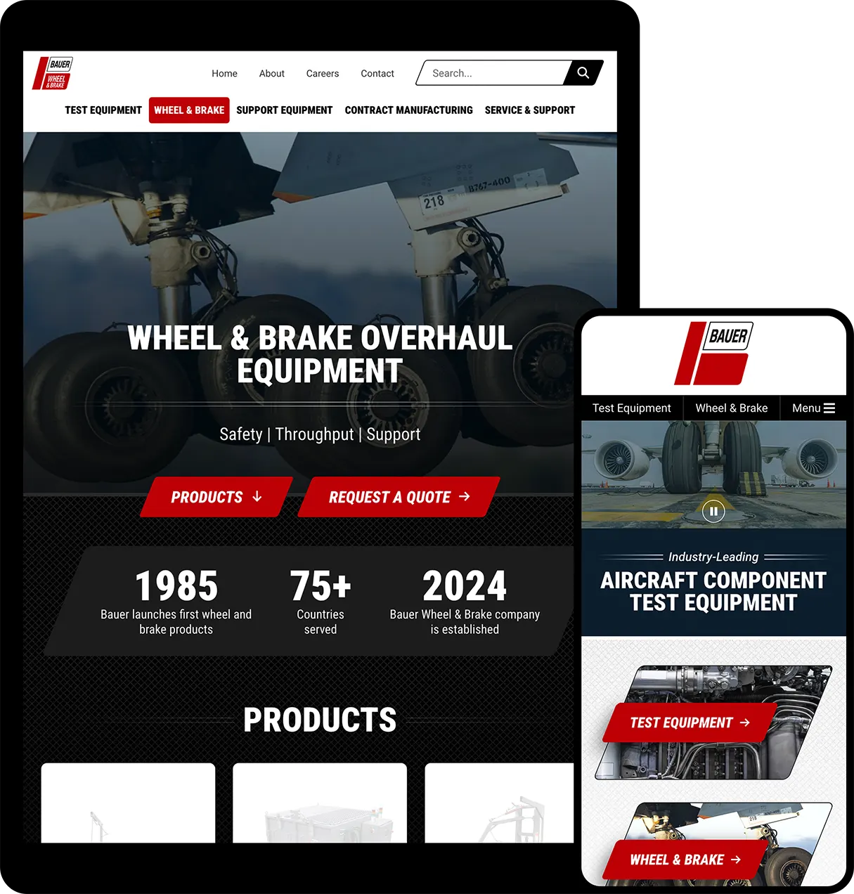 Bauer, Inc. Website Design