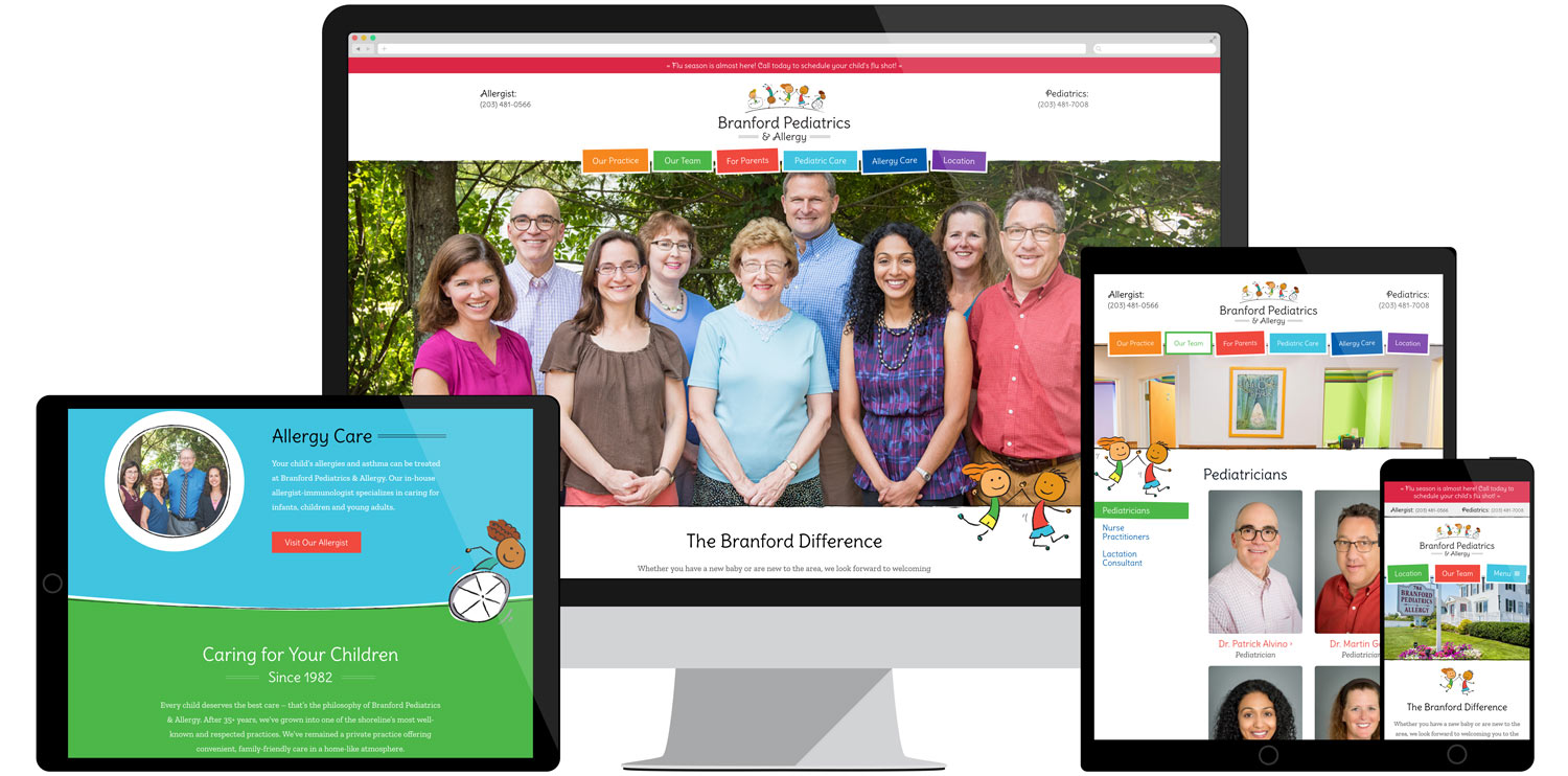 Branford Pediatrics and Adolescent Medicine Website