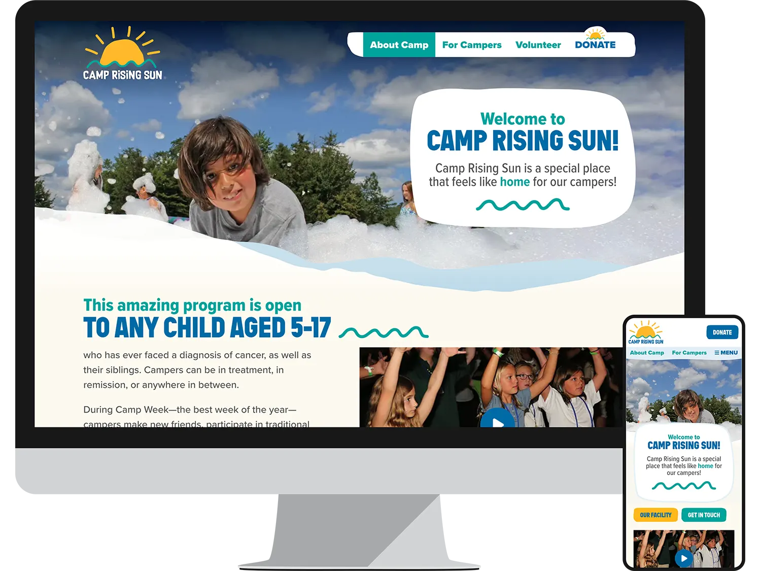Landing Page - About Camp