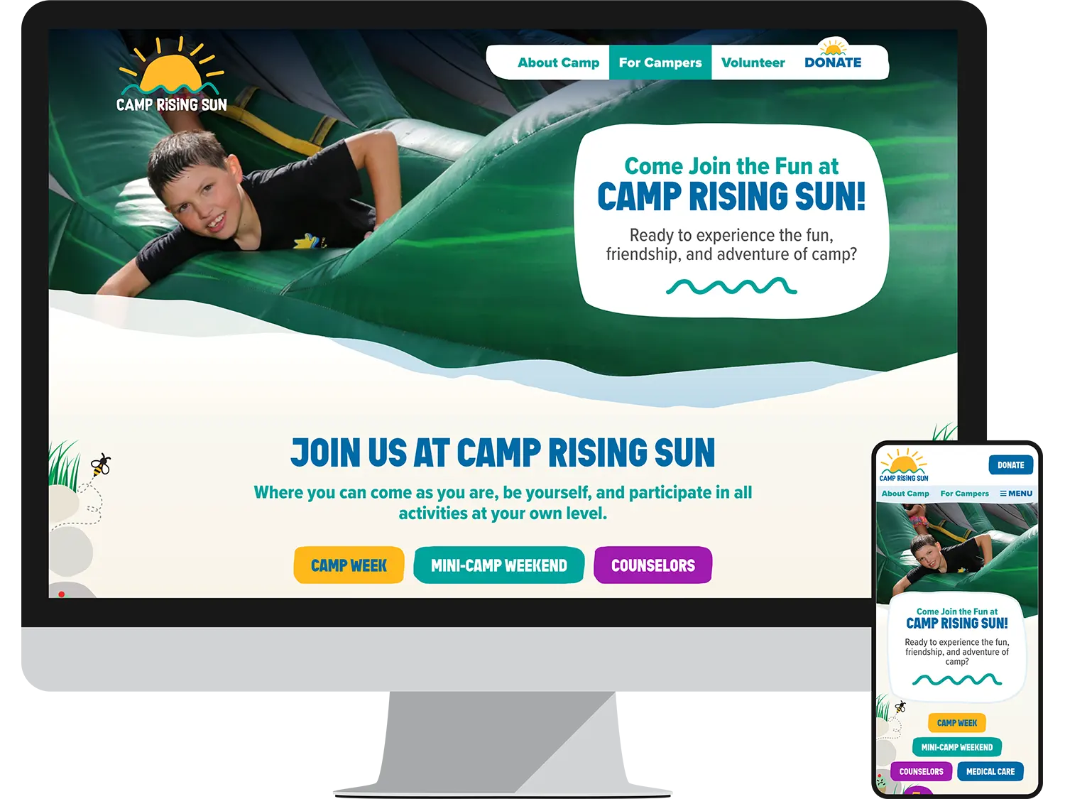 Landing Page - For Campers