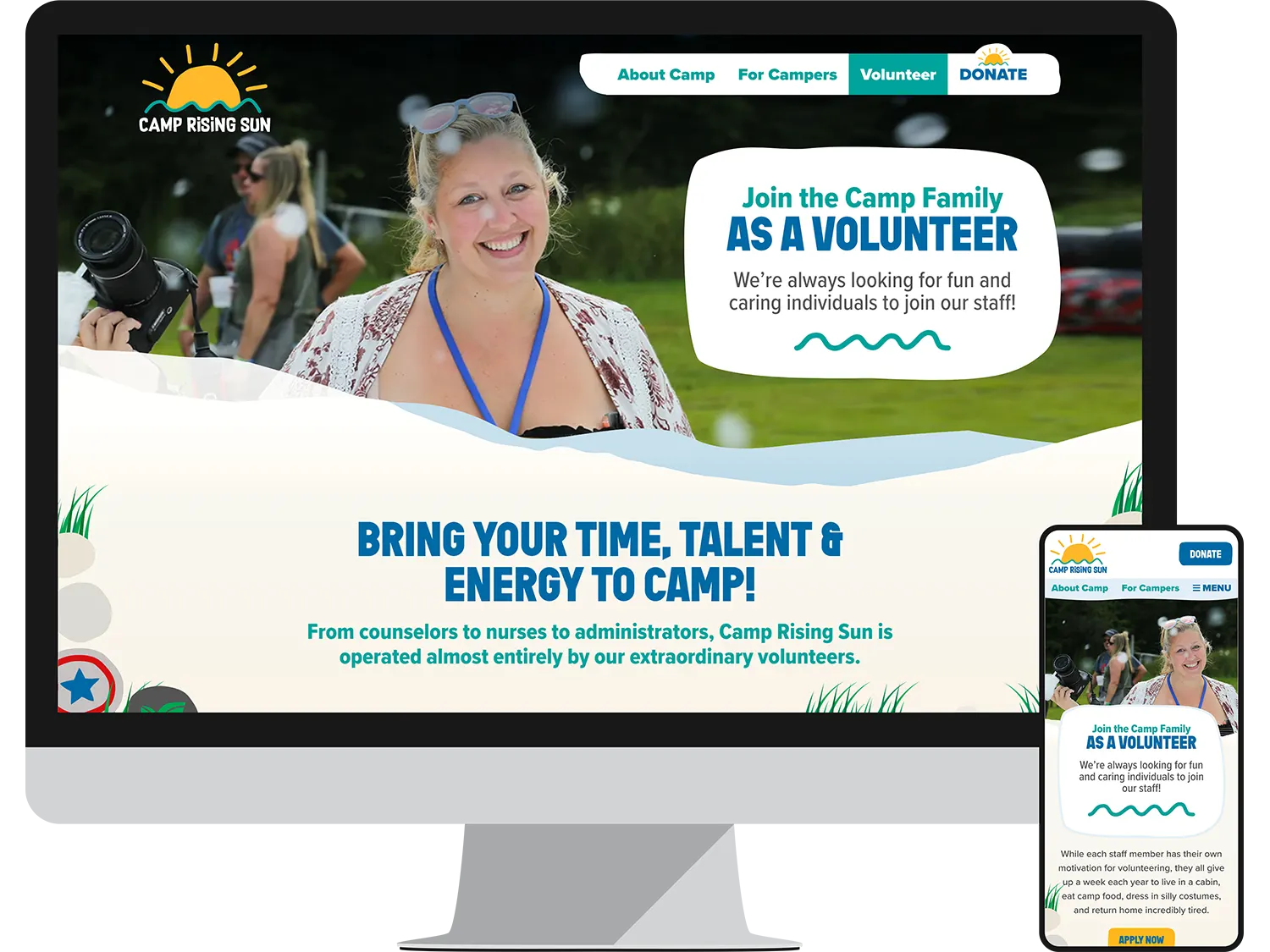 Landing Page - Volunteer