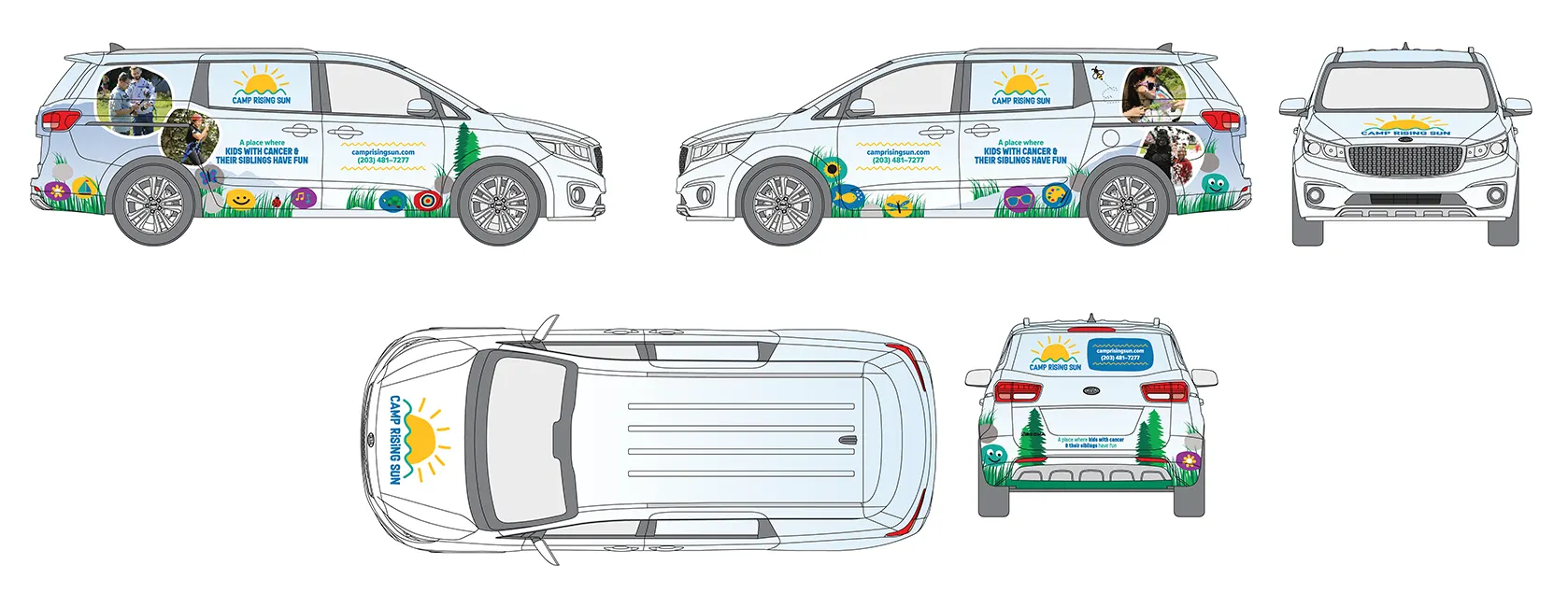Camp Rising Sun Vehicle Wrap