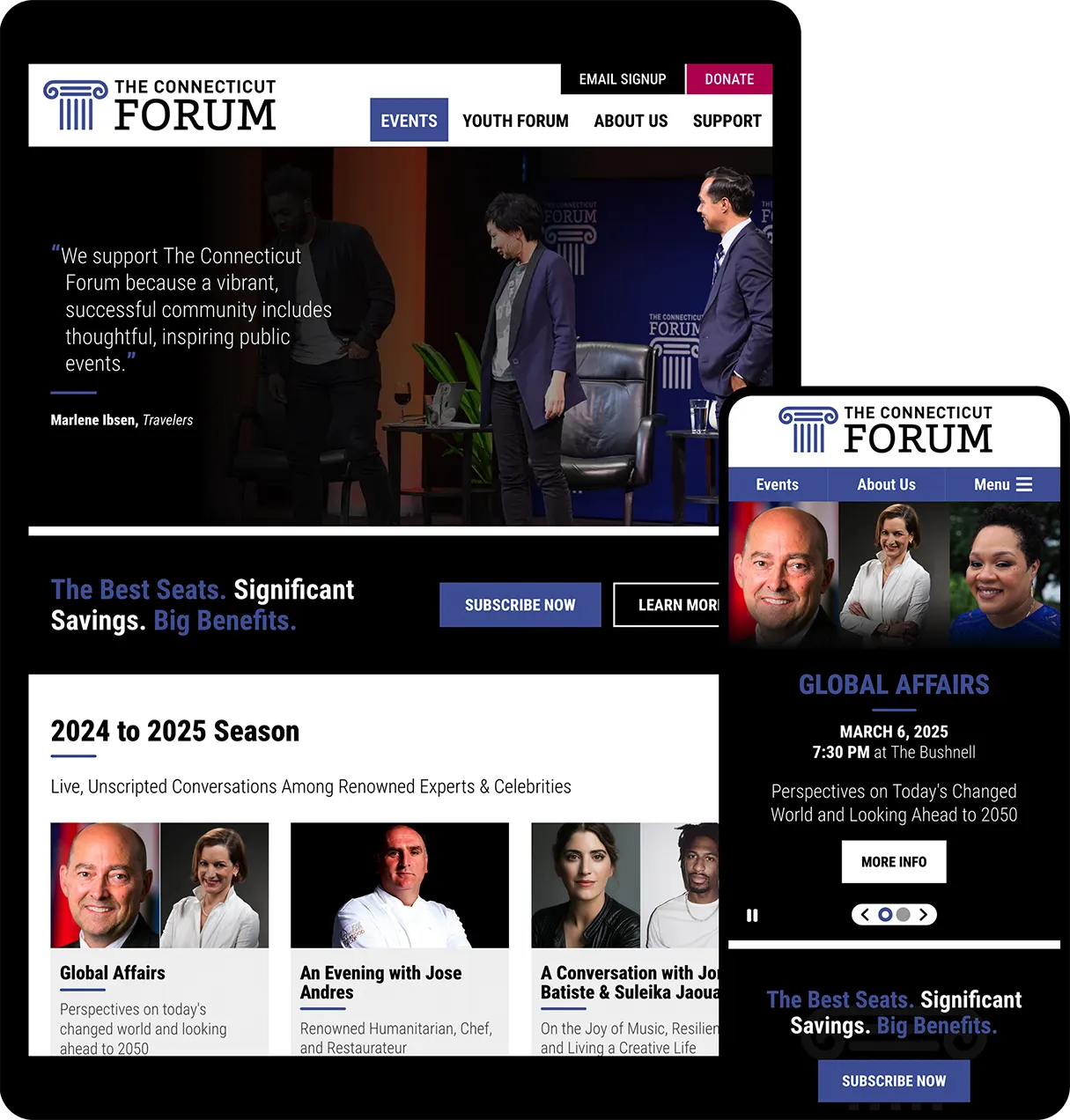 CT Forum Website Design