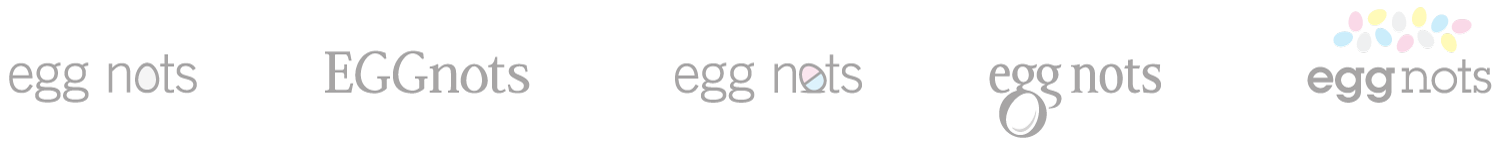 EggNots logo alternates