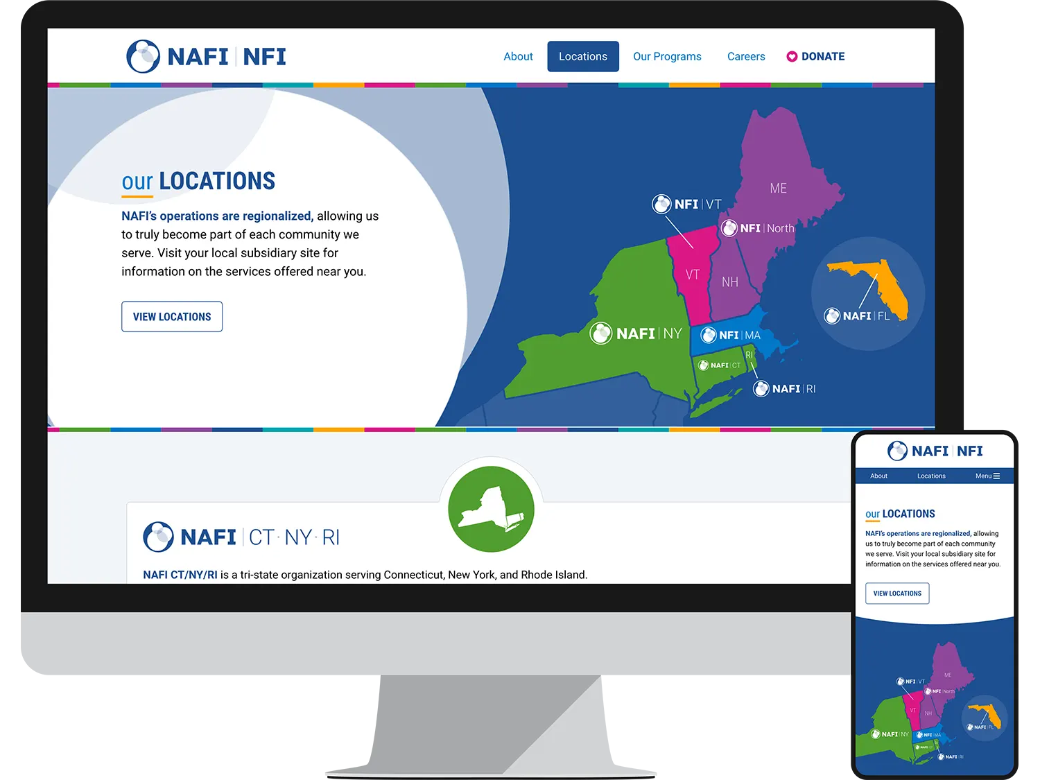 North American Family Institute (NAFI) – Landing Page