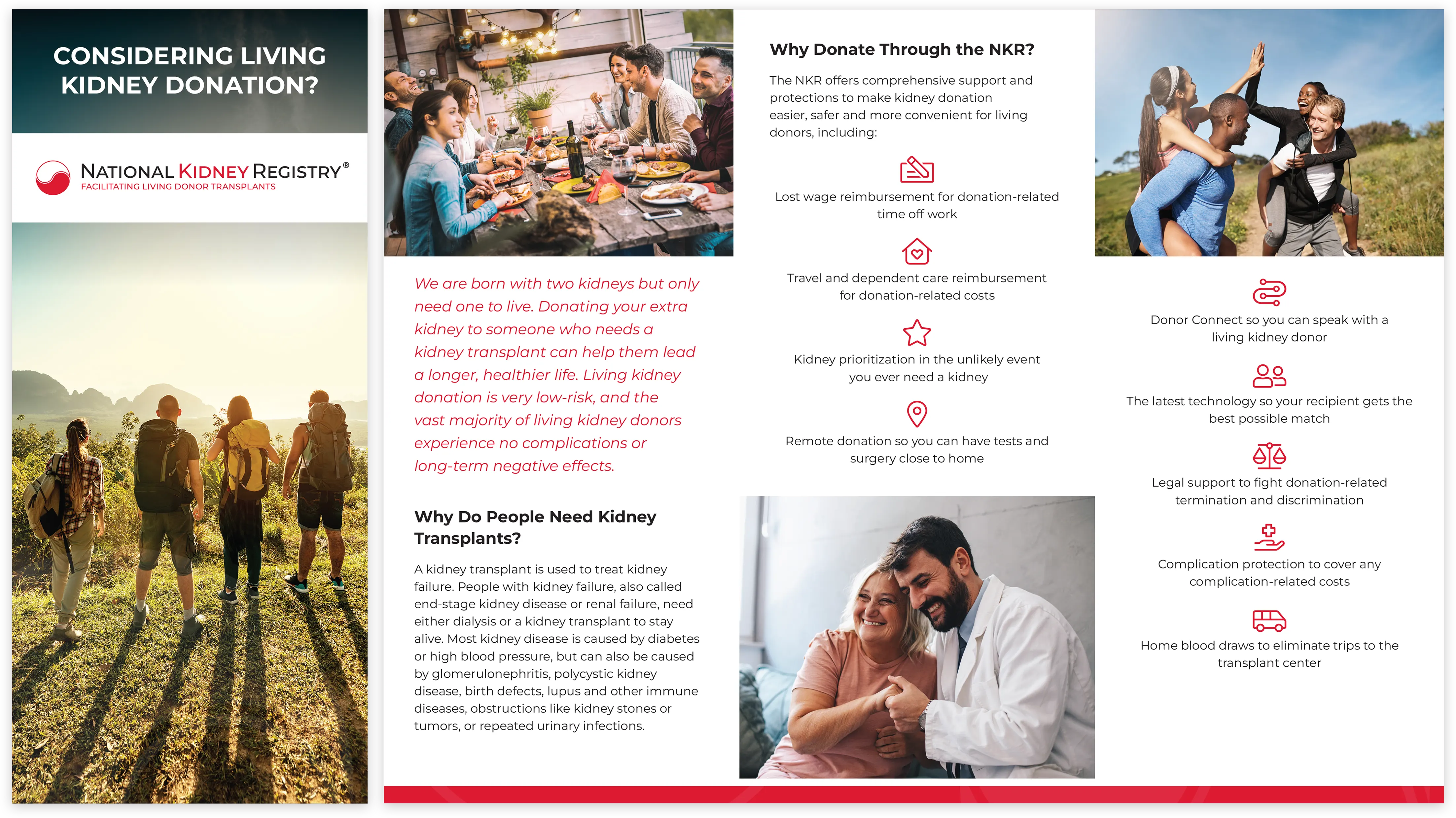 Considering Living Donation Kidney Donation Print Collateral