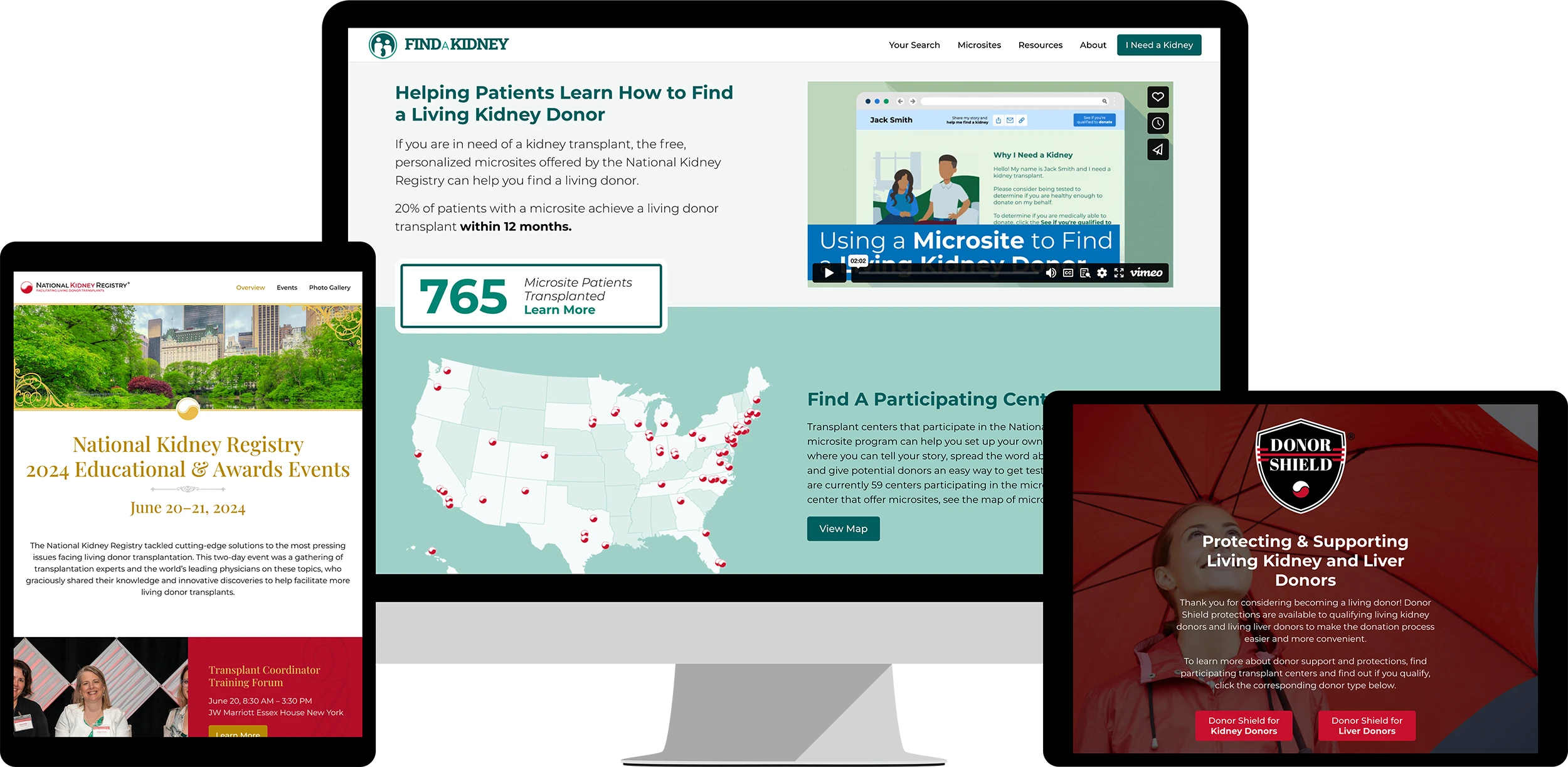 NKR Family Websites Website Pages