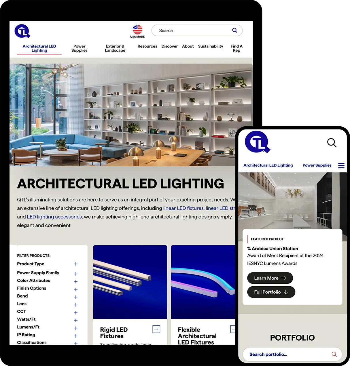 QTL Website Design