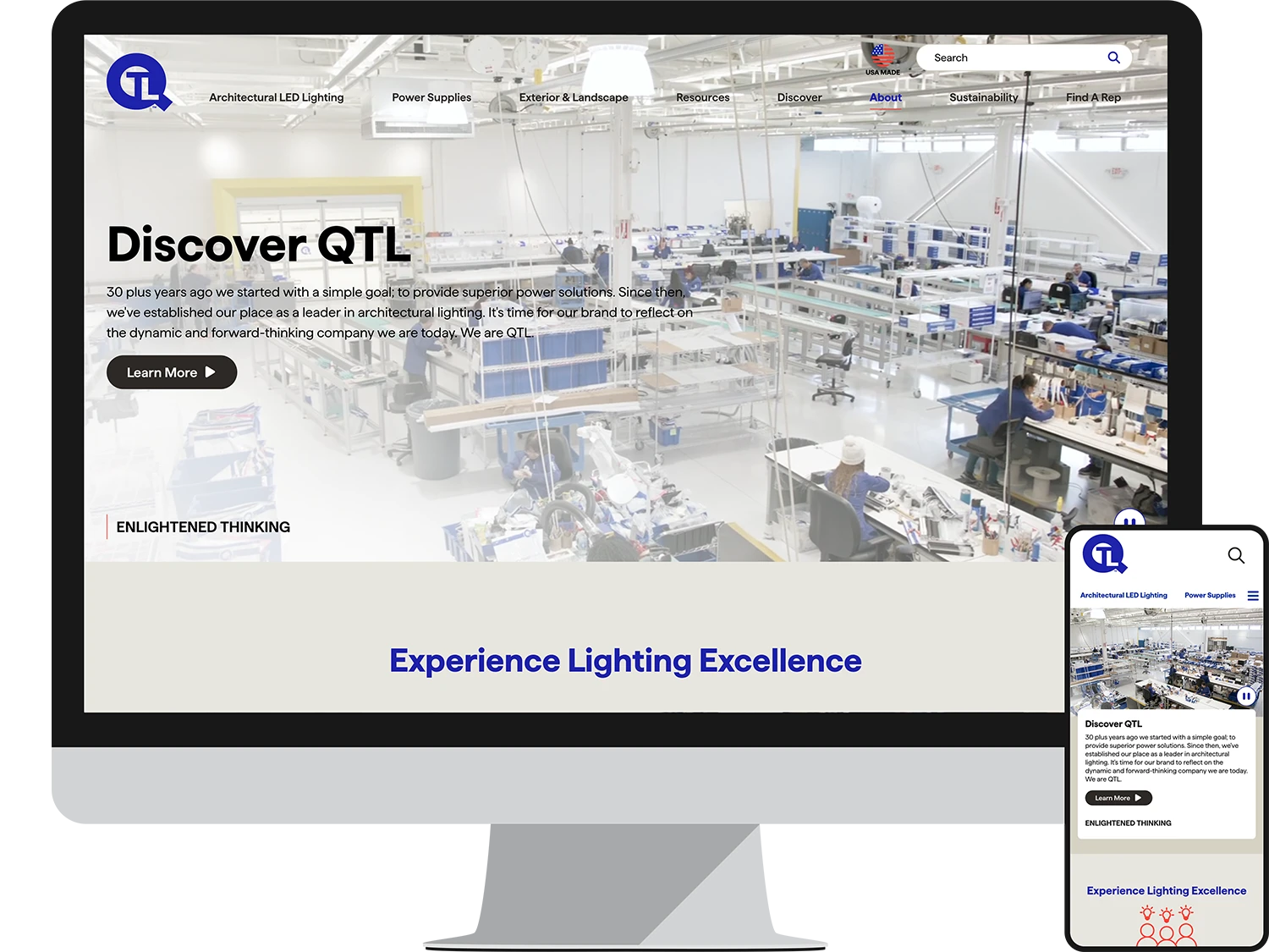 Landing Page - About