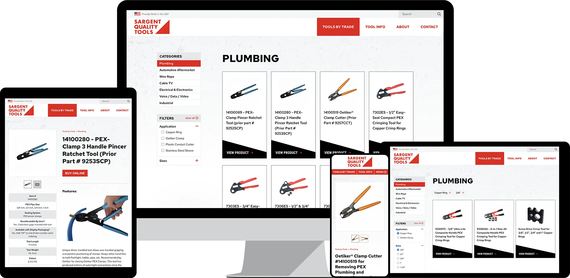 Sargent Tools Product Pages