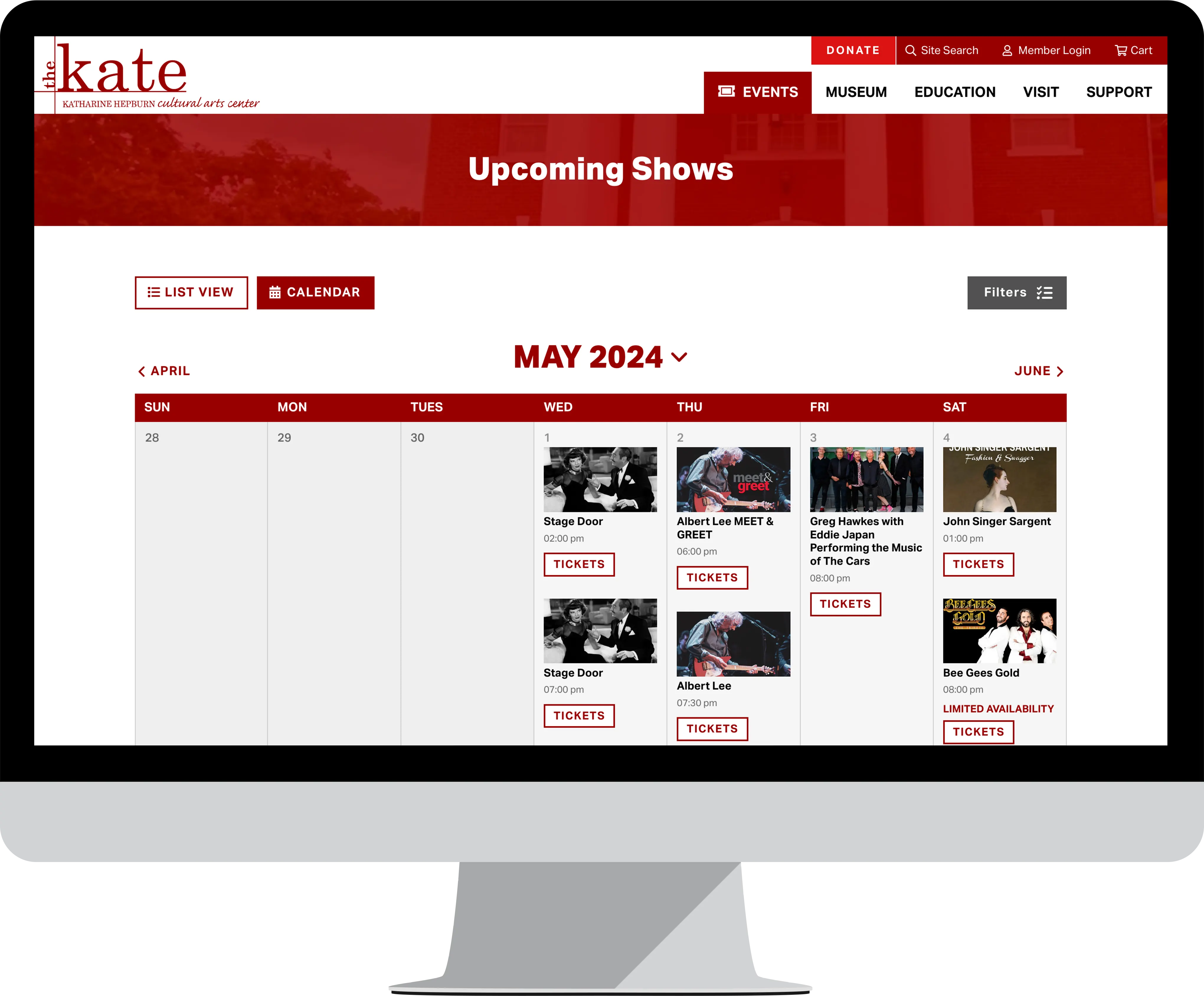 The Katharine Hepburn Cultural Arts Center - Event Calendar