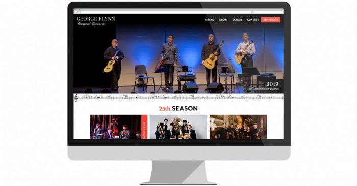 George Flynn Classical Concerts Launches New Website