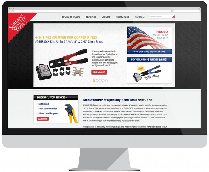 New Website Launches for Rostra Tool Company 