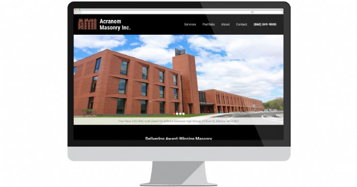 Acranom Masonry Launches New Website for Commercial and Industrial Building