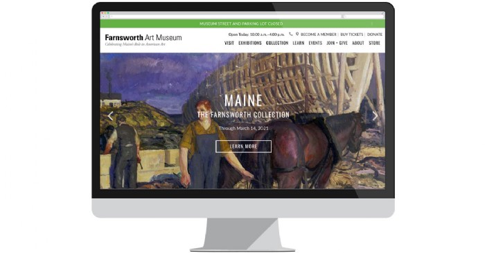 Farnsworth Art Museum Launches New Website