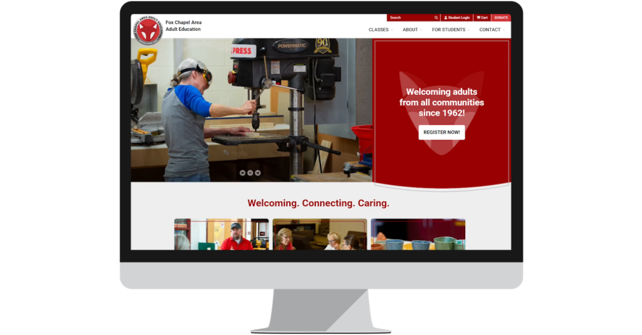 Fox Chapel Area Adult Education Launches New Website