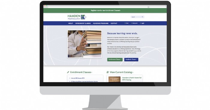Hamden Adult Education Launches New Website