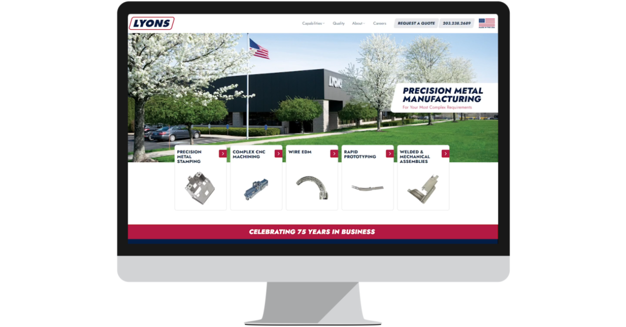 Lyons Launches New Website